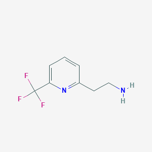 molecular formula C8H9F3N2 B3044414 2-(6-Trifluoromethyl-pyridin-2-YL)-ethylamine CAS No. 1000504-55-1