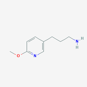 molecular formula C9H14N2O B3044420 3-(6-Methoxypyridin-3-YL)propan-1-amine CAS No. 1000521-37-8