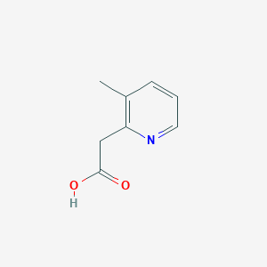 molecular formula C8H9NO2 B3044429 2-(3-Methylpyridin-2-yl)acetic acid CAS No. 1000565-37-6
