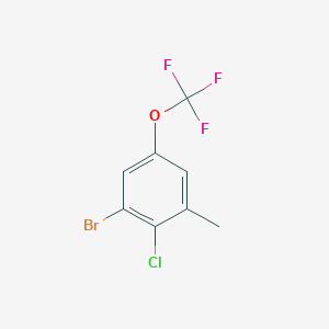 1-Bromo-2-chloro-3-methyl-5-(trifluoromethoxy)benzene