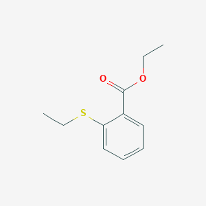 molecular formula C11H14O2S B3044432 Benzoic acid, 2-(ethylthio)-, ethyl ester CAS No. 100058-70-6