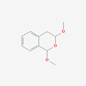 molecular formula C11H14O3 B3044433 1H-2-Benzopyran, 3,4-dihydro-1,3-dimethoxy- CAS No. 100058-92-2