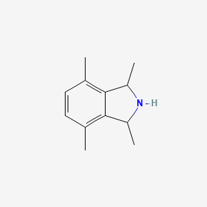 molecular formula C12H17N B3044436 1,3,4,7-Tetramethylisoindoline CAS No. 10006-81-2