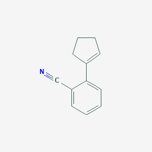 molecular formula C12H11N B3044439 2-Cyclopent-1-enylbenzonitrile CAS No. 100062-80-4