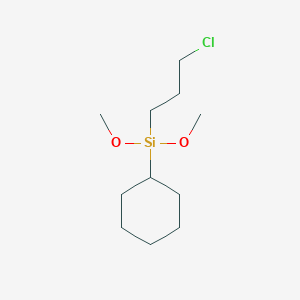 Silane, (3-chloropropyl)cyclohexyldimethoxy-
