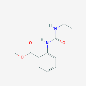 molecular formula C12H16N2O3 B3044447 Methyl 2-{[(propan-2-yl)carbamoyl]amino}benzoate CAS No. 100075-58-9