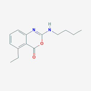 4H-3,1-Benzoxazin-4-one, 2-(butylamino)-5-ethyl-