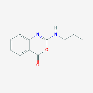 molecular formula C11H12N2O2 B3044450 4H-3,1-Benzoxazin-4-one, 2-(propylamino)- CAS No. 100075-80-7
