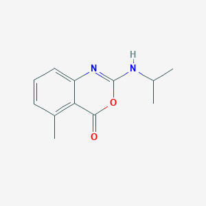 molecular formula C12H14N2O2 B3044451 2-isopropylamino-5-methyl-4H-3,1-benzoxazin-4-one CAS No. 100076-68-4