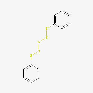 molecular formula C12H10S5 B3044459 Diphenylpentasulfane CAS No. 100079-88-7