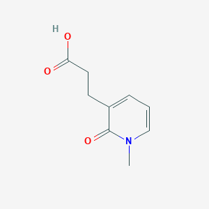 molecular formula C9H11NO3 B3044471 3-(1-Methyl-2-oxo-1,2-dihydropyridin-3-yl)propanoic acid CAS No. 100095-21-4