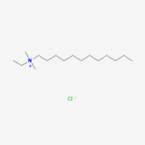 molecular formula C16H36ClN B3044488 1-Dodecanaminium, N-ethyl-N,N-dimethyl-, chloride CAS No. 1001-66-7