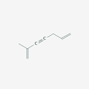 molecular formula C8H10 B3044490 2-Methylhepta-1,6-dien-3-yne CAS No. 1001-88-3