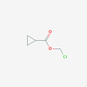 molecular formula C5H7ClO2 B3044498 环丙烷羧酸氯甲酯 CAS No. 100108-45-0