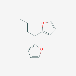 molecular formula C12H14O2 B3044506 2,2'-(Butane-1,1-diyl)difuran CAS No. 100121-72-0