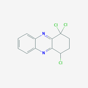 molecular formula C12H9Cl3N2 B3044508 1,1,4-Trichloro-1,2,3,4-tetrahydrophenazine CAS No. 100124-96-7