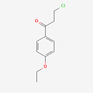 molecular formula C11H13ClO2 B3044510 3-Chloro-1-(4-ethoxyphenyl)propan-1-one CAS No. 100126-80-5
