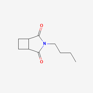 molecular formula C10H15NO2 B3044517 3-Butyl-3-azabicyclo[3.2.0]heptane-2,4-dione CAS No. 100131-99-5