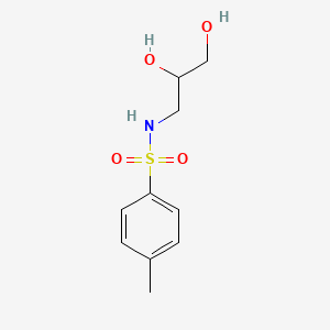 molecular formula C10H15NO4S B3044521 Benzenesulfonamide, N-(2,3-dihydroxypropyl)-4-methyl- CAS No. 100132-79-4