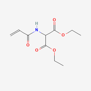 molecular formula C10H15NO5 B3044523 Diethyl (acryloylamino)propanedioate CAS No. 100132-85-2