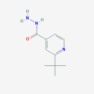 4-Pyridinecarboxylic acid, 2-(1,1-dimethylethyl)-, hydrazide