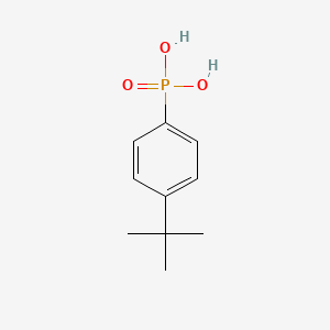 molecular formula C10H15O3P B3044525 Phosphonic acid, [4-(1,1-dimethylethyl)phenyl]- CAS No. 100134-03-0