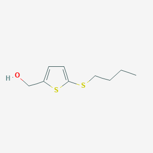 molecular formula C9H14OS2 B3044533 2-Thiophenemethanol, 5-(butylthio)- CAS No. 100144-46-5