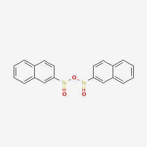 molecular formula C20H14O3Te2 B3044536 2-Naphthalenetellurinic acid, anhydride CAS No. 100147-56-6
