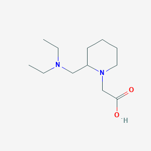 1-Piperidineacetic acid, 2-[(diethylamino)methyl]-