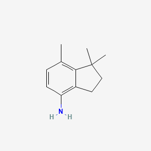 1H-Inden-4-amine, 2,3-dihydro-1,1,7-trimethyl-