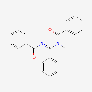 N-[(E)-(Benzoylimino)(phenyl)methyl]-N-methylbenzamide