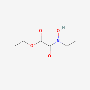 molecular formula C7H13NO4 B3044547 Acetic acid, [hydroxy(1-methylethyl)amino]oxo-, ethyl ester CAS No. 100186-31-0