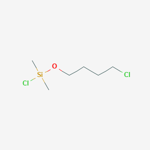 molecular formula C6H14Cl2OSi B3044553 二氯(4-氯丁氧基)甲基硅烷 CAS No. 1002-04-6