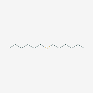 molecular formula C12H26Si B3044558 Di-n-hexylsilane CAS No. 1002-78-4
