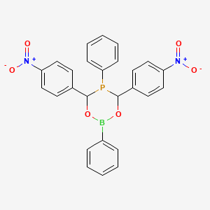 4,6-Bis(4-nitrophenyl)-2,5-diphenyl-1,3,5,2-dioxaphosphaborinane