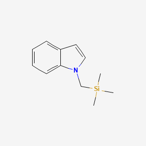 molecular formula C12H17NSi B3044566 1H-Indole, 1-[(trimethylsilyl)methyl]- CAS No. 100208-13-7