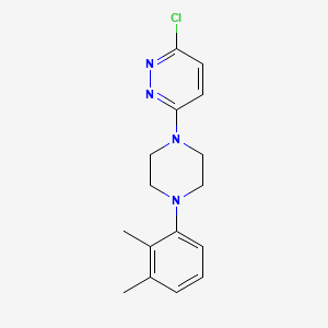 molecular formula C16H19ClN4 B3044576 3-Chloro-6-[4-(2,3-dimethylphenyl)piperazin-1-yl]pyridazine CAS No. 100223-28-7
