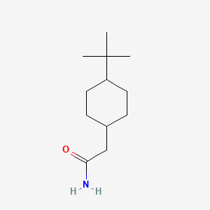 molecular formula C12H23NO B3044597 Cyclohexaneacetamide, 4-(1,1-dimethylethyl)- CAS No. 100247-13-0