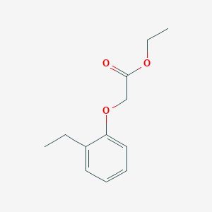 molecular formula C12H16O3 B3044608 Ethyl (2-ethylphenoxy)acetate CAS No. 100256-84-6