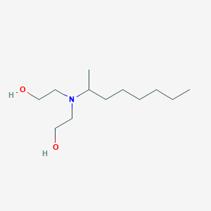 molecular formula C12H27NO2 B3044615 2,2'-(Octan-2-ylimino)diethanol CAS No. 10026-76-3