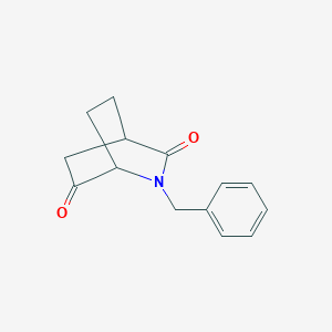 molecular formula C14H15NO2 B3044631 2-Benzyl-2-azabicyclo[2.2.2]octane-3,6-dione CAS No. 10028-34-9