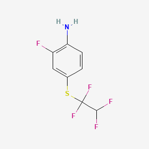 2-Fluoro-4-(1,1,2,2-tetrafluoroethylsulfanyl)aniline