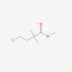 molecular formula C7H13ClO2 B3044637 Methyl 4-chloro-2,2-dimethylbutanoate CAS No. 100282-53-9