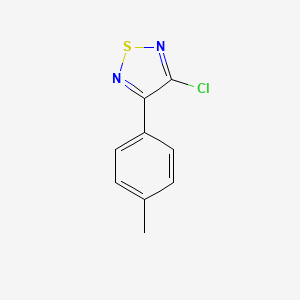molecular formula C9H7ClN2S B3044638 3-Chloro-4-(4-methylphenyl)-1,2,5-thiadiazole CAS No. 100282-87-9