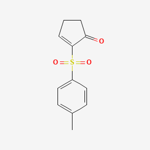 molecular formula C12H12O3S B3044641 2-Cyclopenten-1-one, 2-[(4-methylphenyl)sulfonyl]- CAS No. 100298-31-5