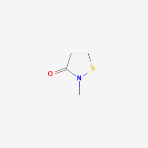 molecular formula C4H7NOS B3044644 3-Isothiazolidinone, 2-methyl- CAS No. 1003-22-1