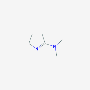 molecular formula C6H12N2 B3044648 N,N-Dimethyl-3,4-dihydro-2H-pyrrol-5-amine CAS No. 1003-55-0