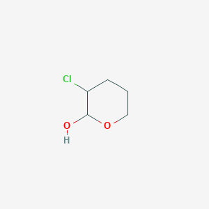 molecular formula C5H9ClO2 B3044649 3-Chlorooxan-2-ol CAS No. 1003-57-2