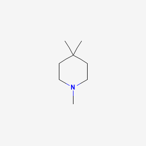 molecular formula C8H17N B3044650 1,4,4-Trimethylpiperidine CAS No. 1003-84-5