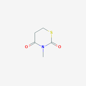 molecular formula C5H7NO2S B3044651 3-Methyl-1,3-thiazinane-2,4-dione CAS No. 1003-92-5
